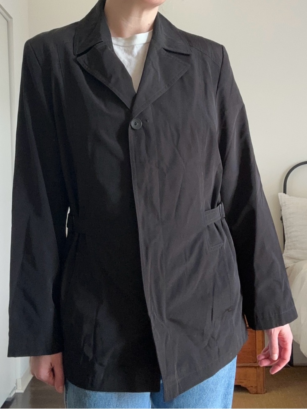 Vintage Gallery Single-Button Zip Jacket